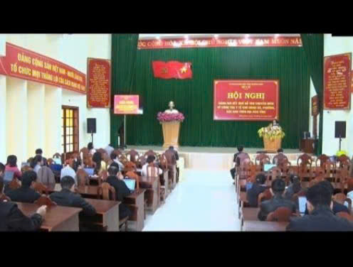 Hội nghị đánh giá kết quả hỗ trợ chuyên môn về công tác y tế cho UBND xã, phường